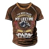 ODJOY-FAN Herren Kurzarm Klassisch Hawaiihemden Relaxed Fit Strandhemdn Kurzärmliges Leinenhemden Mit Print Sommerhemd Basic Freizeithemden Sommer Hemden Blumenhemd