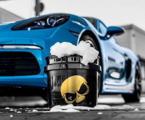 Nuke Guys Golden Bucket Limited Set, GritGuard-wasemmer, 3,5 gallons en GritGuard-emmerinzetstuk in goud, autowasemmer met vuilzeef voor zachte autowas/motorwas - Image 8