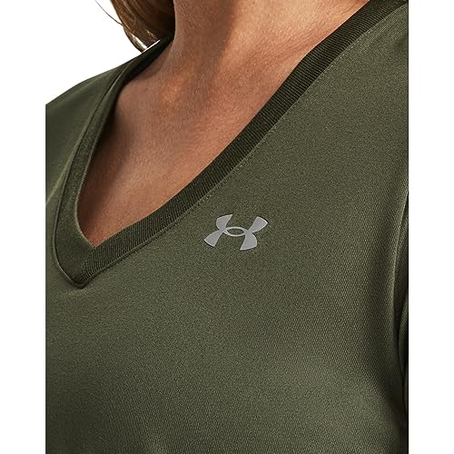 Image of Under Armour Womens Tech V-Neck Short-Sleeve T-Shirt