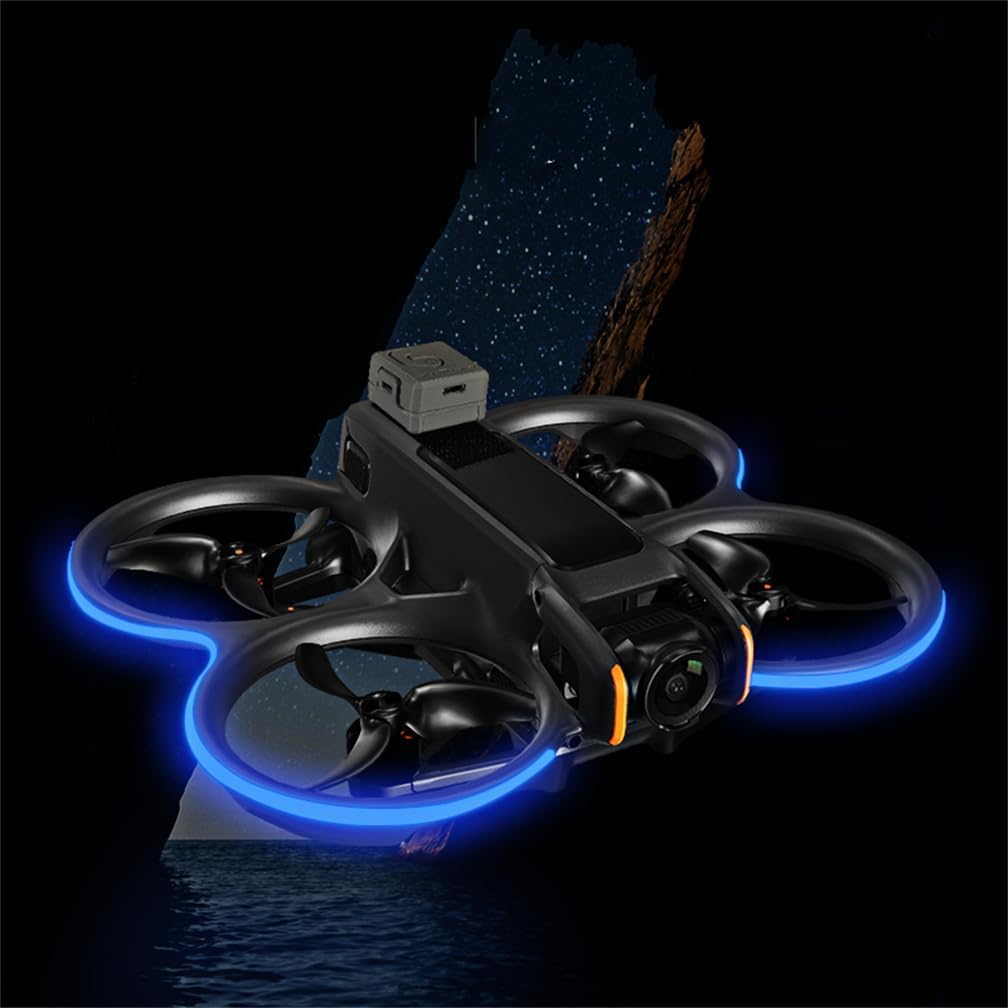 Avata 2 Night Light-Emitting for DJI Avata 2 Drone Night Flight LED Warning Light Strip for DJI Avata 2 Accessories (Blue)