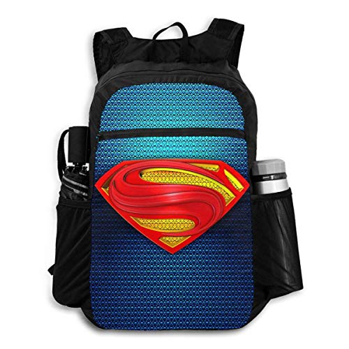 Action Figures Superman Folding Backpack Lightweight Packable Backpacks Multipurpose Handy Foldable Camping Beach
