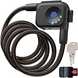 Fingerprint Bicycle Lock with Key Lightweight Anti-Theft and Weather...