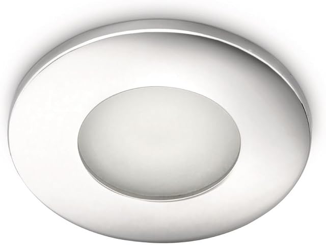 Philips MyBathroom Wash Bathroom Recessed Spotlight Chrome (Includes 1 x 35 Watts GU10 Bulb)