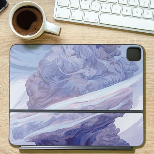 Carbon Fiber Phone Skin Compatible with Apple Magic Keyboard for iPad Pro 13" (M5) 2025 - Whirlwind - Premium 3M Vinyl Protective Wrap Decal Cover - Easy to Apply | Crafted in The USA by MightySkins by Vision Signs & Graphics - Used condition - Image 6