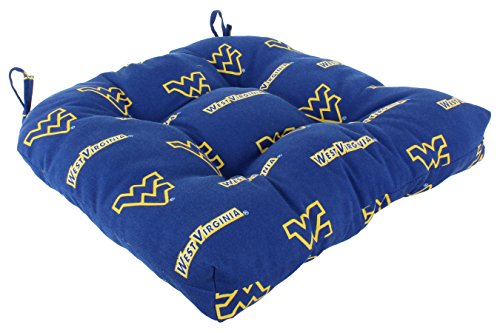 Image of College Covers Everything Comfy West Virginia Mountaineers Indoor Outdoor Seat Cushion Patio D Cushion