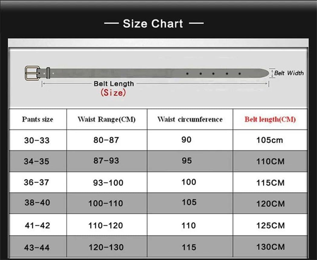 Men's Vintage Leather Belt - 3.8 cm Wide Cowhide with Copper Double Needle Buckle