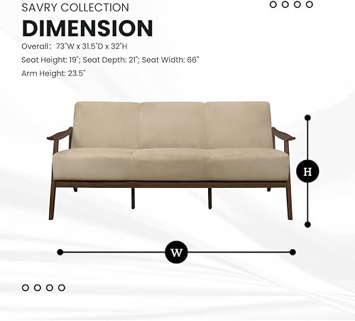 Miniatura 14 de Lexicon Savry - Silla decorativa con brazo de madera de tela de 29 pulgadas de ancho, color naranja Naranja,Marrón claro,Gris