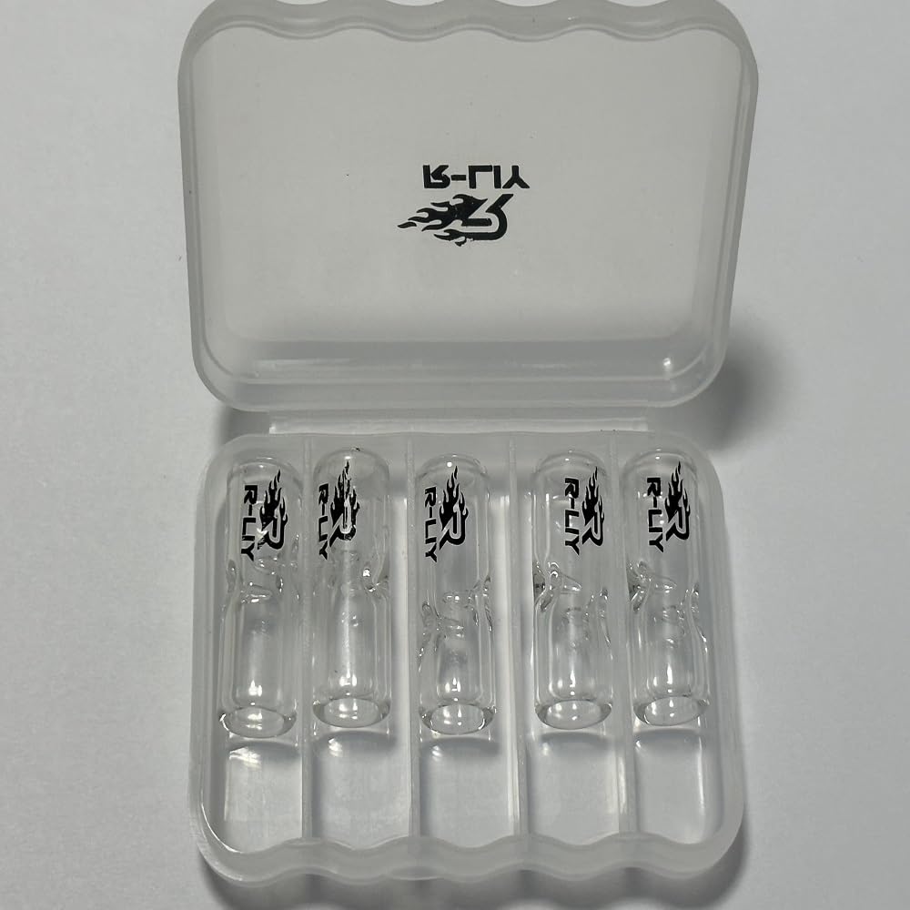 Glass Filter Tips /5pcs (Transparent Color)12mm Diameter
