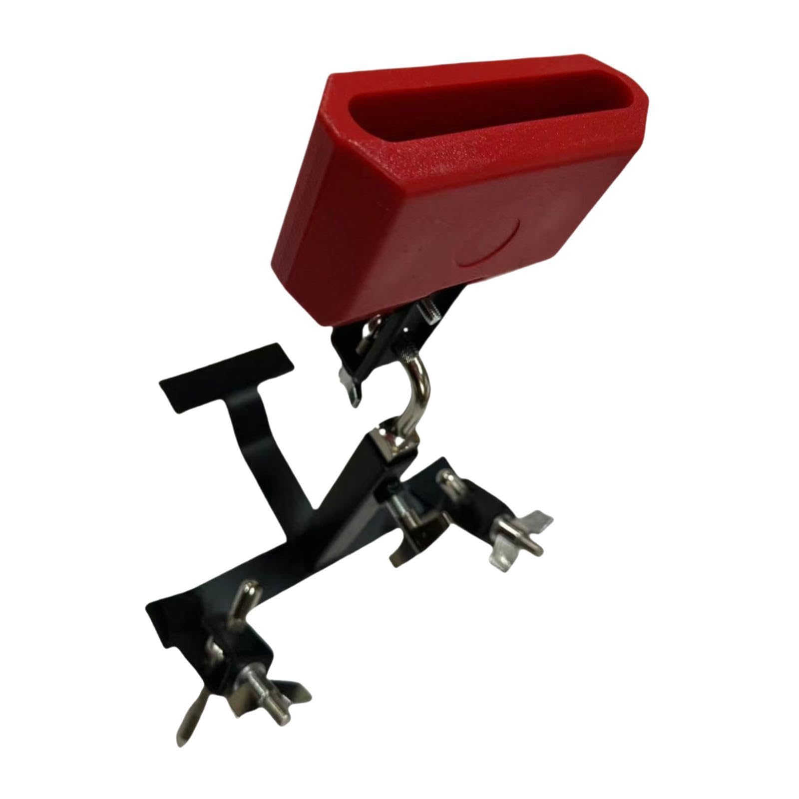 El soporte de abrazadera para cencerro para montaje en pedal de percusión mejora el rendimiento del baterista con fácil acceso al martillo de