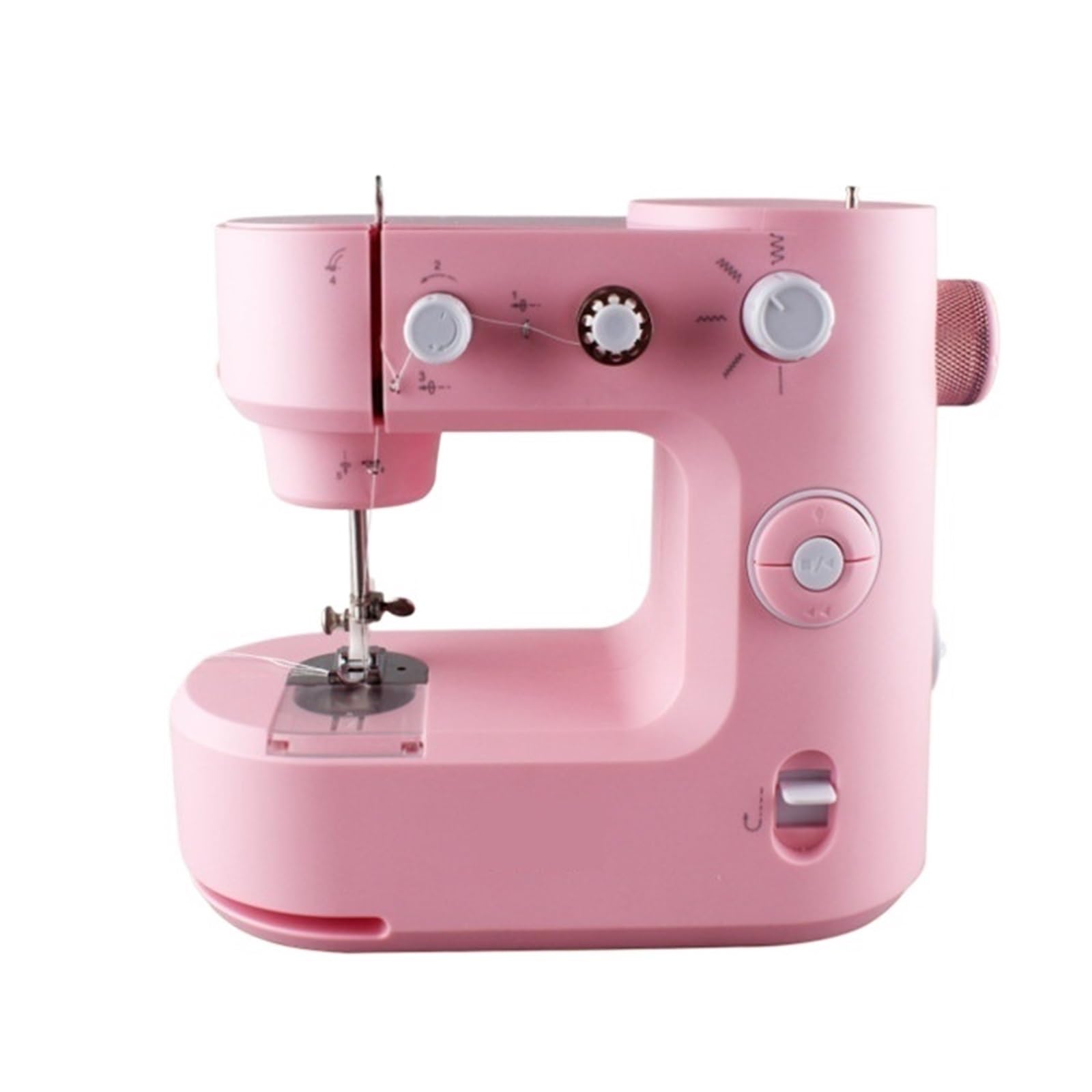 Coil Winder, 5-Stitch Household Sewing Machine Portable Overlock,for Motor, Spring, Ribbon