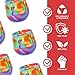 Silipint 14oz Stemless Silicone Wine Glass - BPA-Free, Shatterproof, Non-Toxic, Dishwasher Safe, Unbreakable Wine Glass - Perfect for Outdoor Picnics, Camping, Home Use (Hippy Hop, Pack of 2)