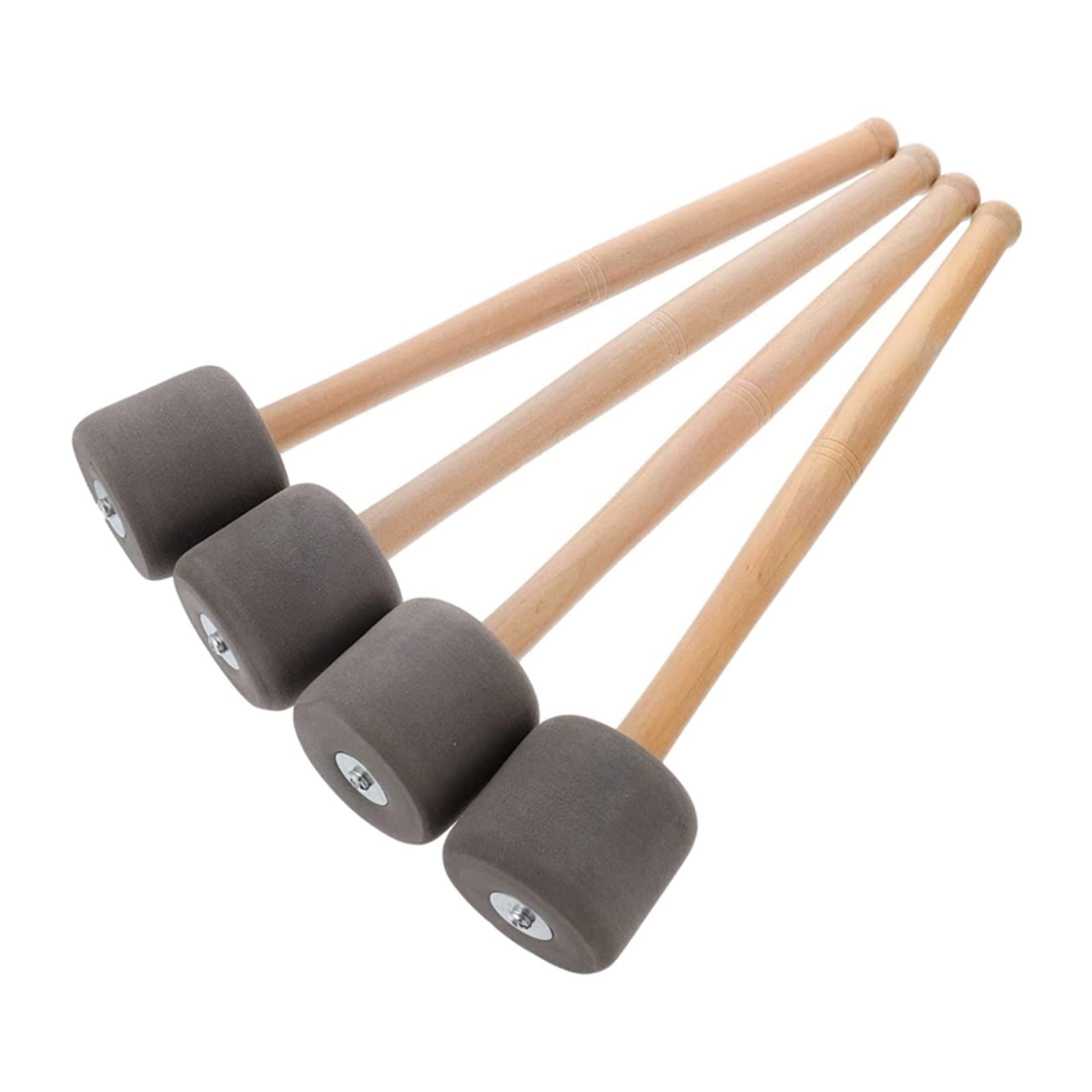 4 pièces maillets de Grosse Caisse bâtons maillets Mousse tête Tambour maillets for Fanfare Percussion