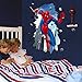 Sticker mural 3D Spiderman pour enfants, autocollant mural amovible, motif dessin animé, décoration de la maison Spiderman Wall Art Paper 50 x 70 cm