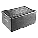 thermohauser EPP-Thermobox, Inlay GN 1/1, schwarz, mit herausnehmbaren Innenbehälter (PE), 48,5 L