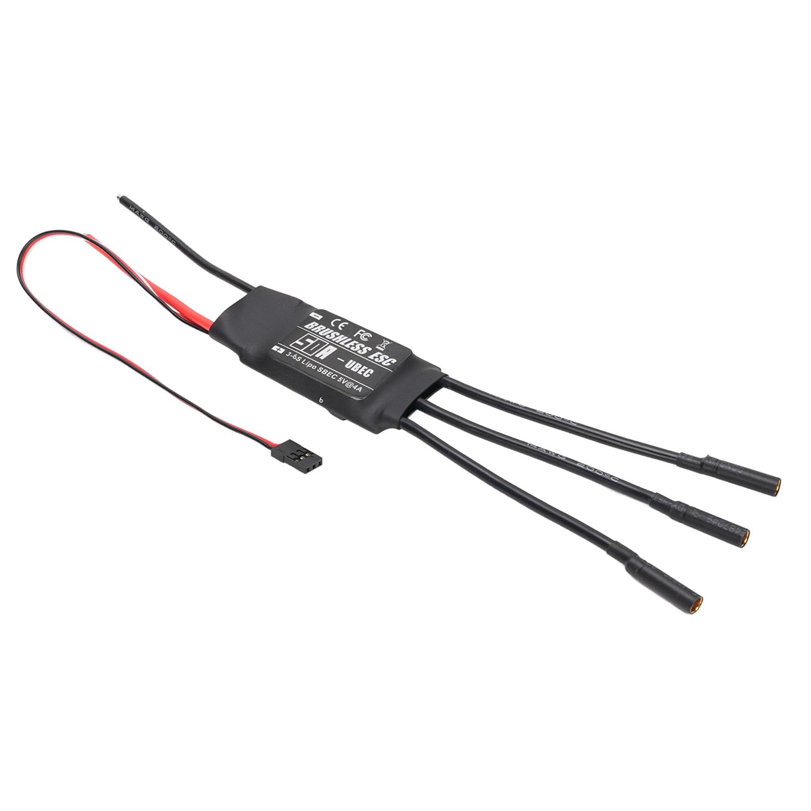 MOTEUR DE BROSSION CHÉRIME, Contrôleur de vitesse électrique 50A ESC avec carte de programmation RC Airplane Motor sans balais pour RC Drone Airplanes Accessoire