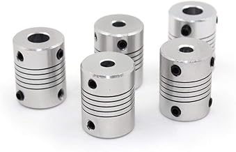 ARCELI 5 PCS 5mm to 8mm Flexible Couplings NEMA 17 Shaft Coupling for RepRap 3D Prusa i3 or CNC Machine