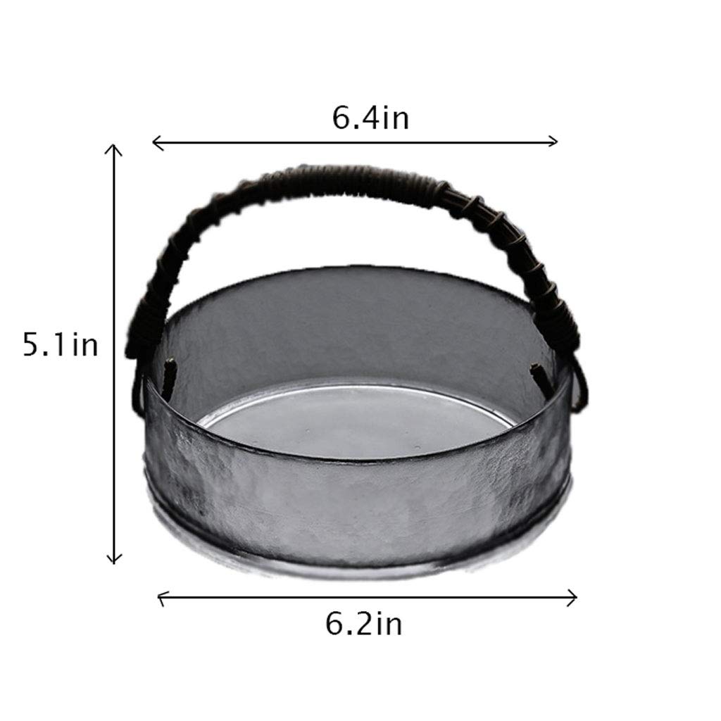 Secchiello per il ghiaccio Secchiello per il ghiaccio in vetro Secchiello per il ghiaccio portatile portatile Secchiello per il vino dell'hotel Secchiello per lo champagne Secchiello per bevande