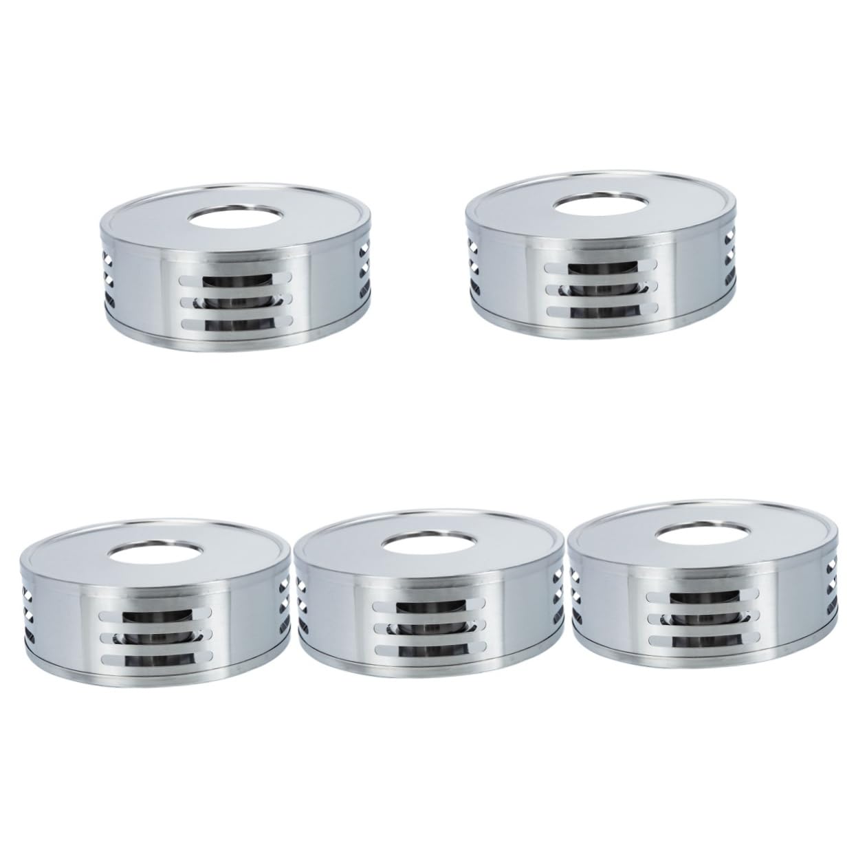 Cabilock 5 Piezas Calentador de Tetera Inoxidable para Hogar Calentador de Práctico y Ligero para Oficina y Casa