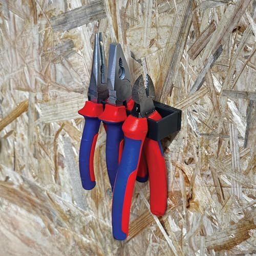 Stealthmounts Wand-Hive System Dreifachhalter | 6 Stück | Halterungen für Werkzeugaufbewahrung | Hergestellt in Großbritannien