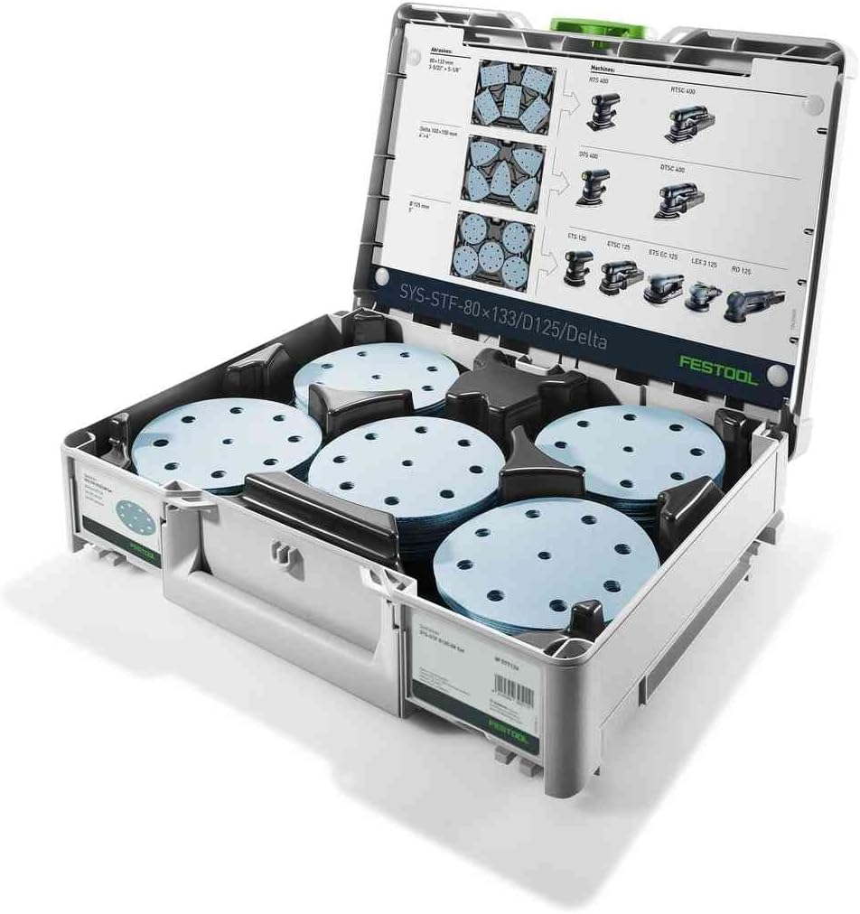 Festool 497149 P180 Grit, Granat Abrasives, Pack of 10 Sandpaper