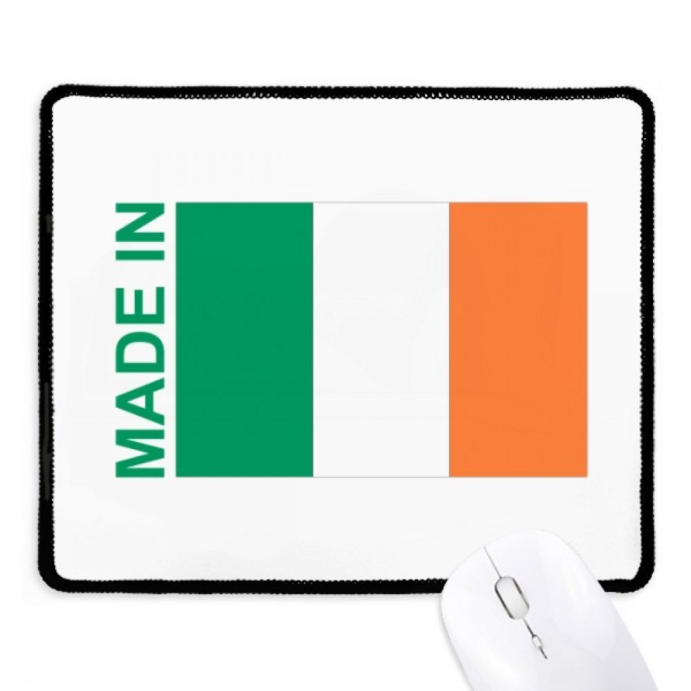 Mousepad Hecho en Irlanda con bordes cosidos y base antideslizante 3