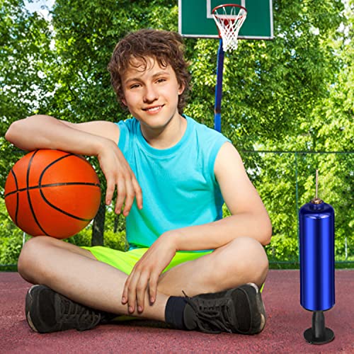 Ball Pump Portable Air Pump Basketball Pump Balloon Pump with 7 Needles,1 Nozzles and 1 Flexible Hose for Soccer Volleyball Water Polo Rugby Exercise Sports Ball Swim Inflatables - Thumbnail 6