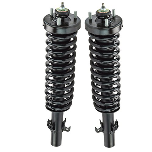 Image of TRQ Front Strut and Spring Assembly Set 2 Piece | For 1994-1997 Honda Accord 95-98 Odyssey 96-99 Isuzu Oasis
