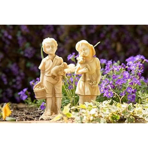Garden Mile Boy and Girl Statues Set Cover