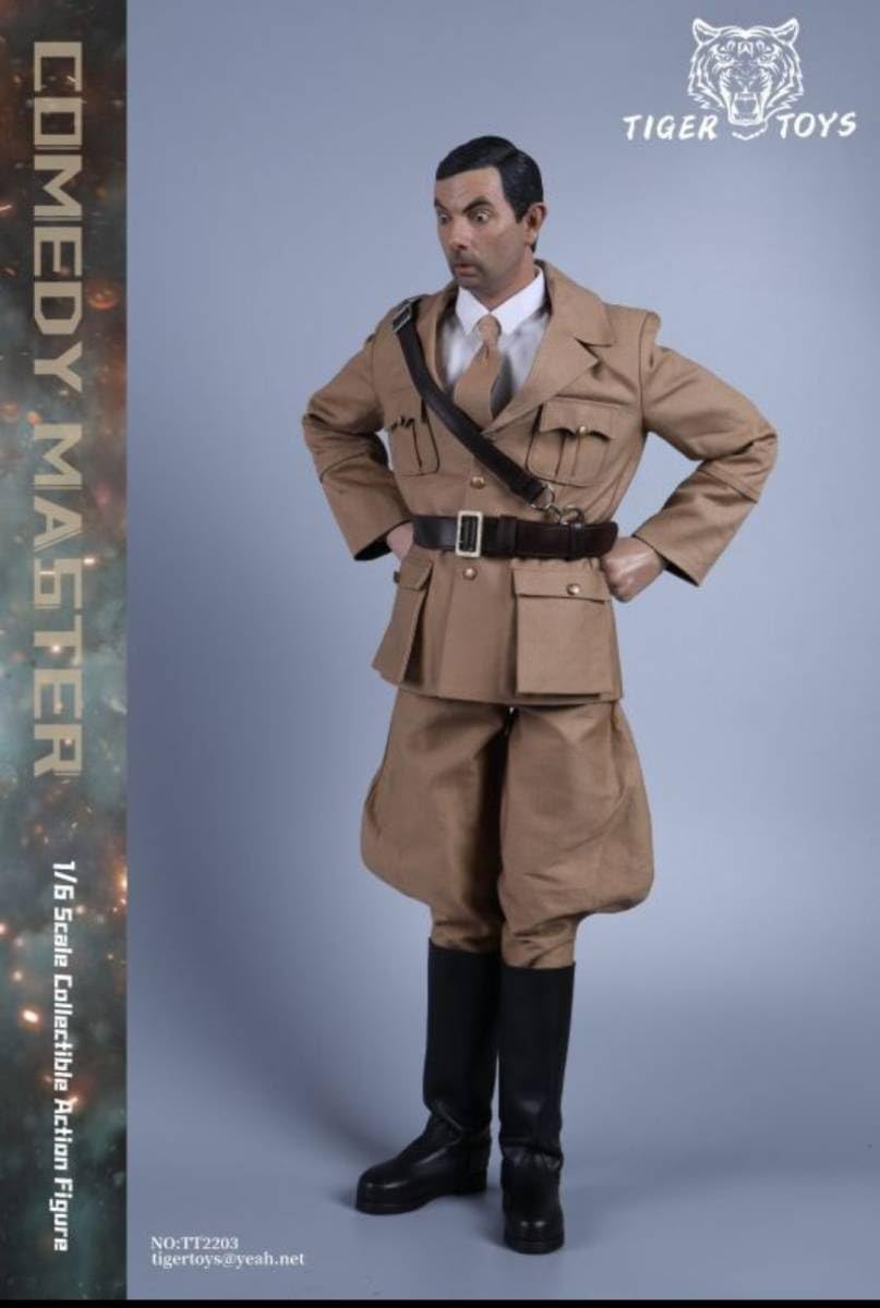 Amazon | 1/6 ローワン アトキンソン アクションフィギュア ヒトラー