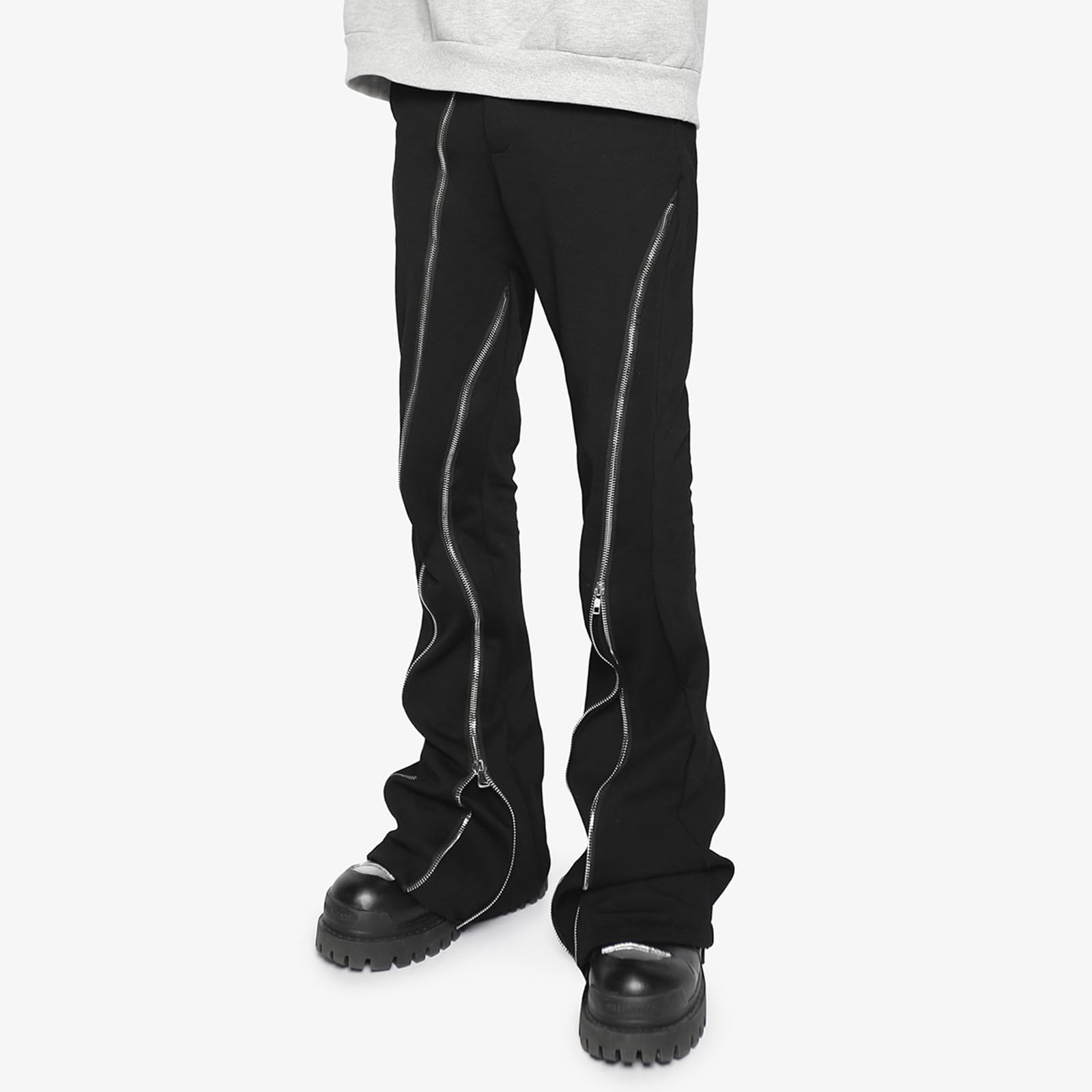 Genérico Vaqueros Negros para Hombre Pantalones De Chándal para Hombre Elásticos Casuales Desgastados De Pierna Recta Suaves Cómodos Uso Diario Pantalones Vaqueros Jogger Estilo Denim Estilo Jogging