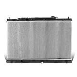 DNA Motoring OEM-RA-13314 Factory Style Aluminum Cooling Radiator Compatible with 2012-2016 CR-V, 28-9/16' W X 16-3/4' H X 5/8' D, 1-1/4' Inlet / 1-1/4' Outlet