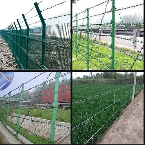 Clôture en fil barbelé ultra-résistant et durable en acier - 7