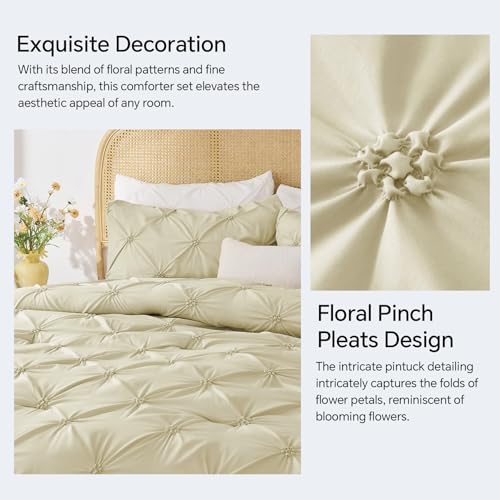 Image of BEDELITE Twin Comforter Set Beige,Lightweight & Soft Comforter
