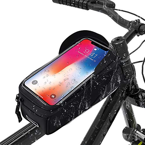Baonuor Fahrradtasche für Rahmen: Multifunktionale Smartphone-Halterung