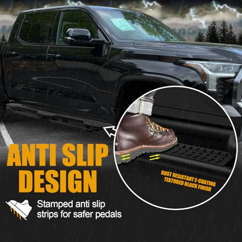 Estribos laterales Running Boards para Toyola Tundra 2022-2026 miniatura 5