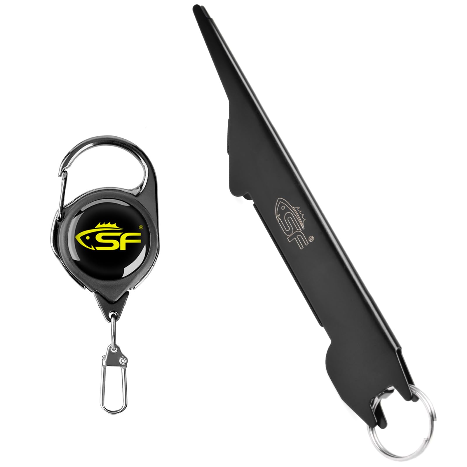 SF 3 in 1 Black Fly Fishing Nipper Fly Line Cutter Knot Tying Tool