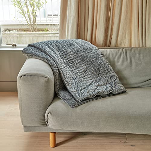 5 Best Weighted Blankets for Side Sleepers in 2026: Sleep Better Without the Shoulder Pain 4 Gravity Weighted Blankets for Adults, 15lbs Grey (48' x 72', Twin/Single) - Heavy Comfort Cotton Blanket with Glass Beads - Utra-Soft Premium Breathable Microfiber Duvet Cover - Machine Washable