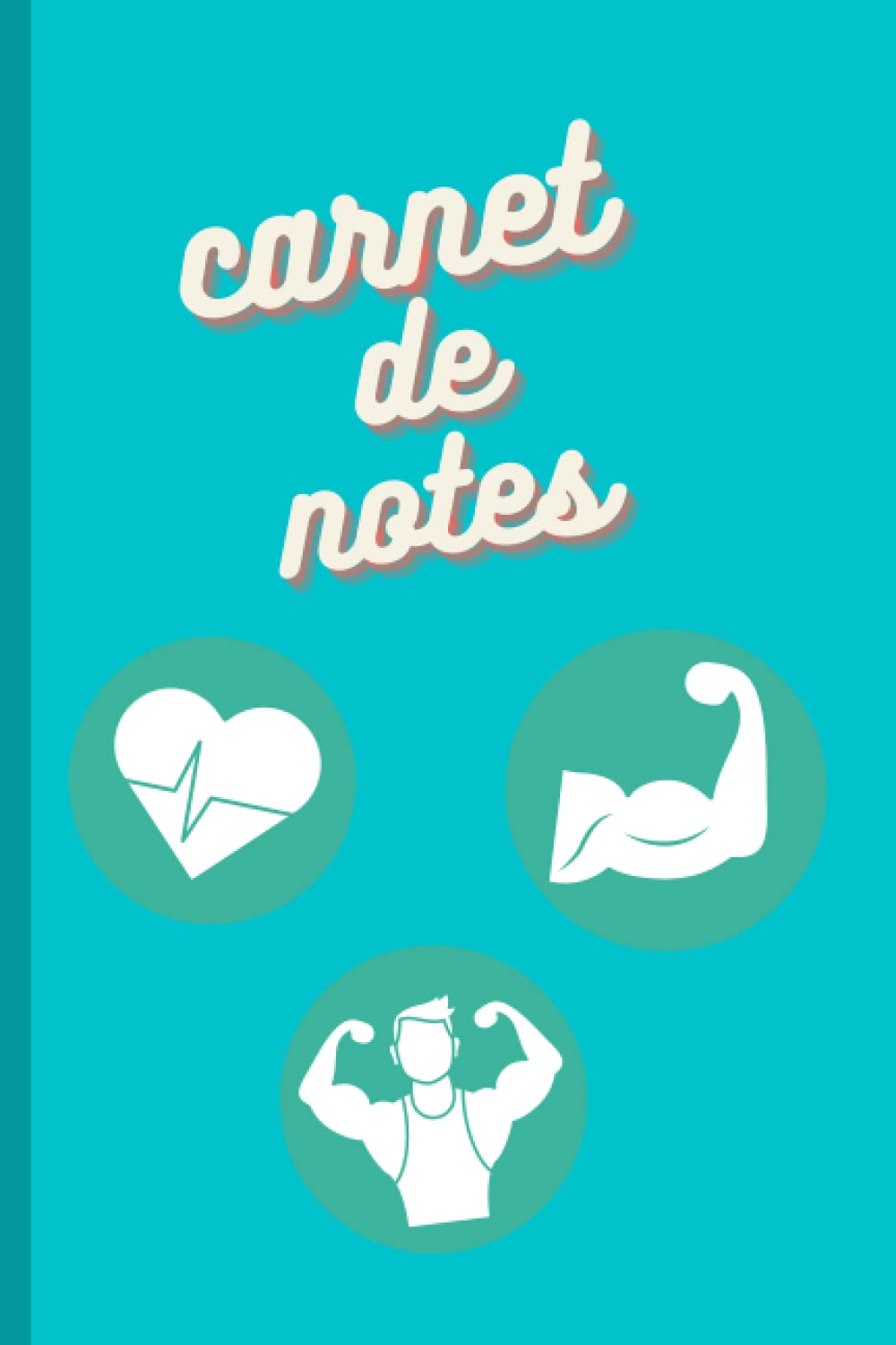 carnet de notes pour la musculation ou fitness: carnet de notes facile a transporter dans le thème musculation et fitness (French Edition)-picture-19