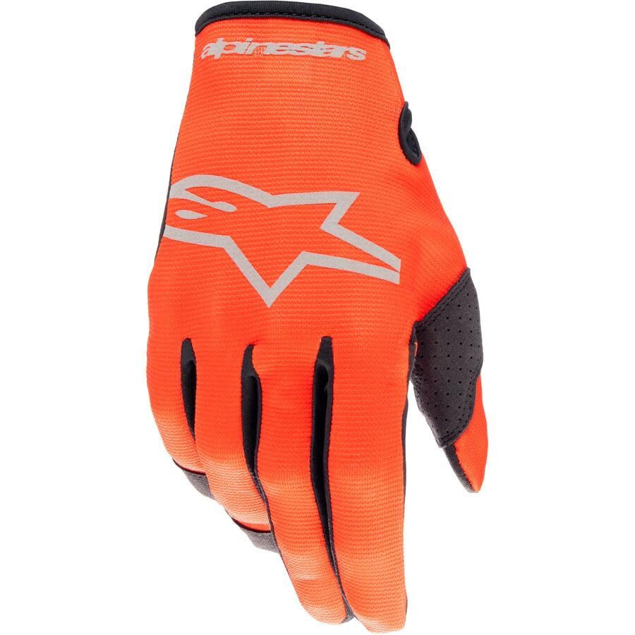Guantes Alpinestars Radar Hot Naranja Negro-DESCAT