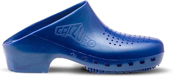 Calzuro Classic con Fori – Zoccoli Sanitari Professionali per Uomo e Donna, Comodi, Antiscivolo e Antistatici, Autoclavabili, Traspiranti, in Gomma Tecnica - 3