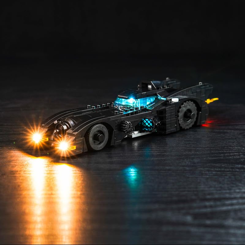 PIPART LED Light Kit for Lego 76224 DC Batmobile: Batman vs. The Joker Chase, ONLY Light Kit, Lego Model is NOT Included