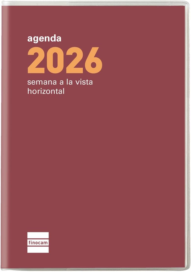 Finocam Classic Annual Inserts 2026, 1 Day Page, January 2026 - December 2026 (12 Months), Catalan