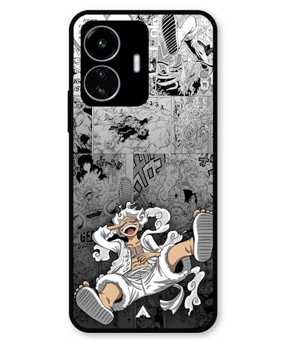 Image of Premium Anime 2 Case for iQOO Z6 Lite (Glossy Finish) Soft-Touch Metal TPU Back Cover, Shockproof, Designer, Aesthetic Mobile Phone Case