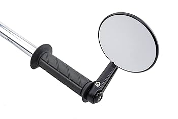 キジマ　バーエンドミラー　TECH12ラウンド Amazon | キジマ(Kijima) バイクパーツ ミラー TECH12 ラウンド