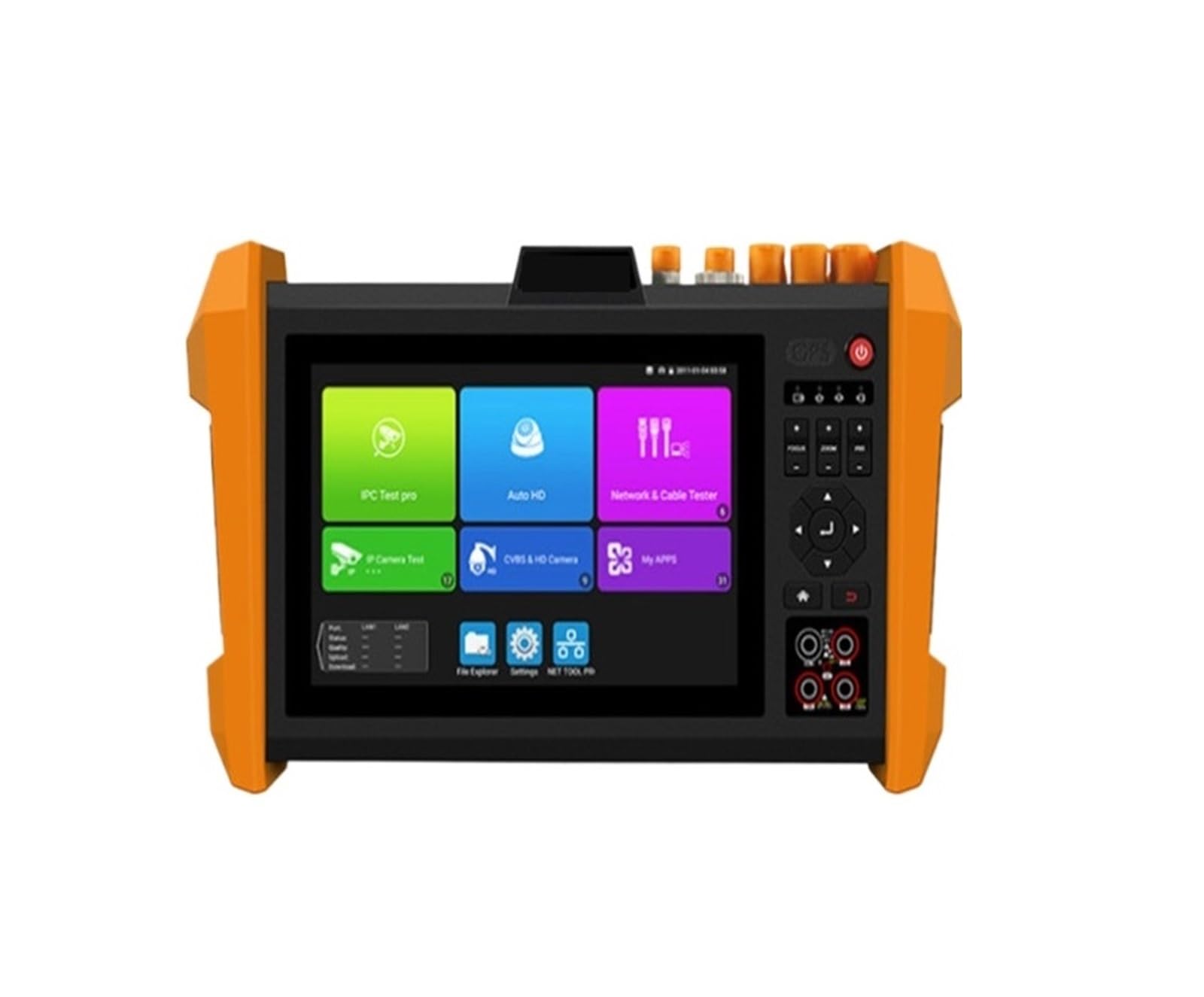 Tester CCTV, 8K H.265 7-calowy Tester Kamery CCTV IPC Wanglu K15-CLMOVTADHSEF SFP Moduł Optyczny AHD CVI TVI SDI 8K Tester Kamery IPC Color Bar Gener,Lekki(K15-CLMOVTADHSEF)