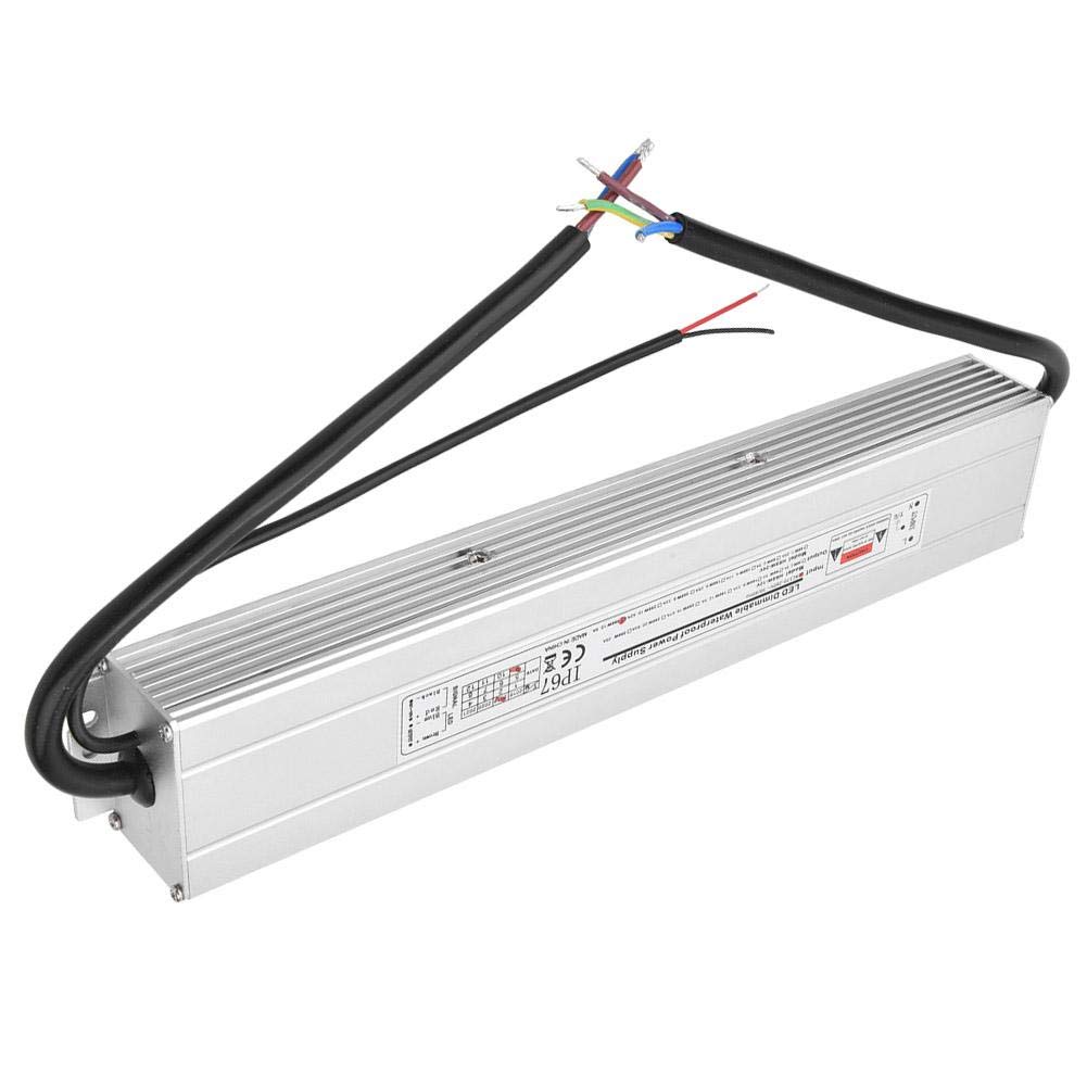 Alimentatore dimmerabile 2 in 1, DC24V 12.5A 300W Uscita IP67 impermeabile SCR/0-10V Alimentatore LED AC170~260V (50/60Hz)