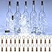 Produktbild Onforu 24 Stück Flaschenlicht mit Korken, Flasche Lichterkette Batterie 2M 20LEDs, IP67 Wasserdicht Korkenlichterkette, 6000K Kaltweiß Weinflaschenlicht für Glas DIY Deko Party Garten Hochzeit