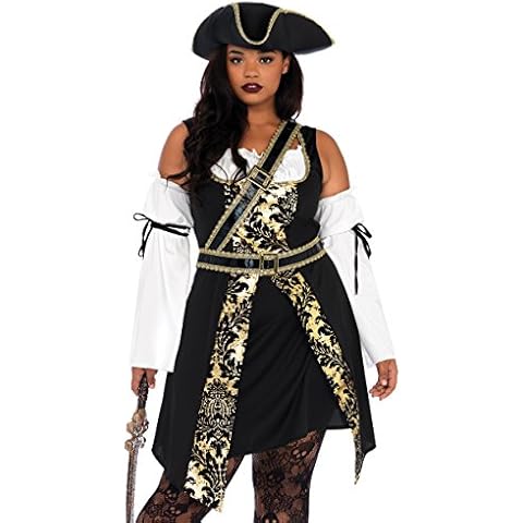 Leg Avenue Black Sea Buccaneer Costume Set Cover