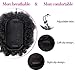 AISI QUEENS Short Afro Synthetic Curly Hair Ponytail African American Kinky Curly Wrap Drawstring Puff Ponytail Hair Extensions with 2 Clips(Large 1B#)