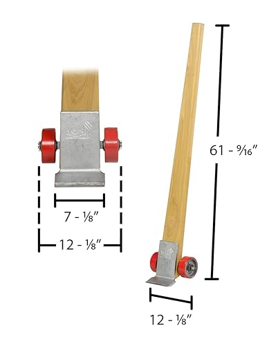 Miniatura 3 de Vestil PLB-5 - Palanca de palanca de madera, 5 pies de altura, 4,250 libras, capacidad marrón